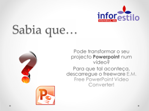 Dica 5 Novembro