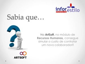 Dica Artsoft - Custo Colaborador