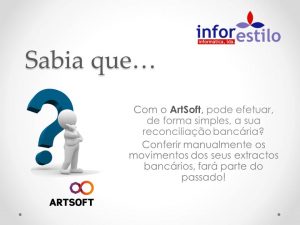 Dica Artsoft - Reconciliacao Bancaria