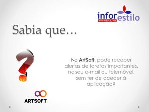 Dica Artsoft - Alertas Email e Telefone