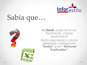 Dica Excel - Remover Valores Duplicados